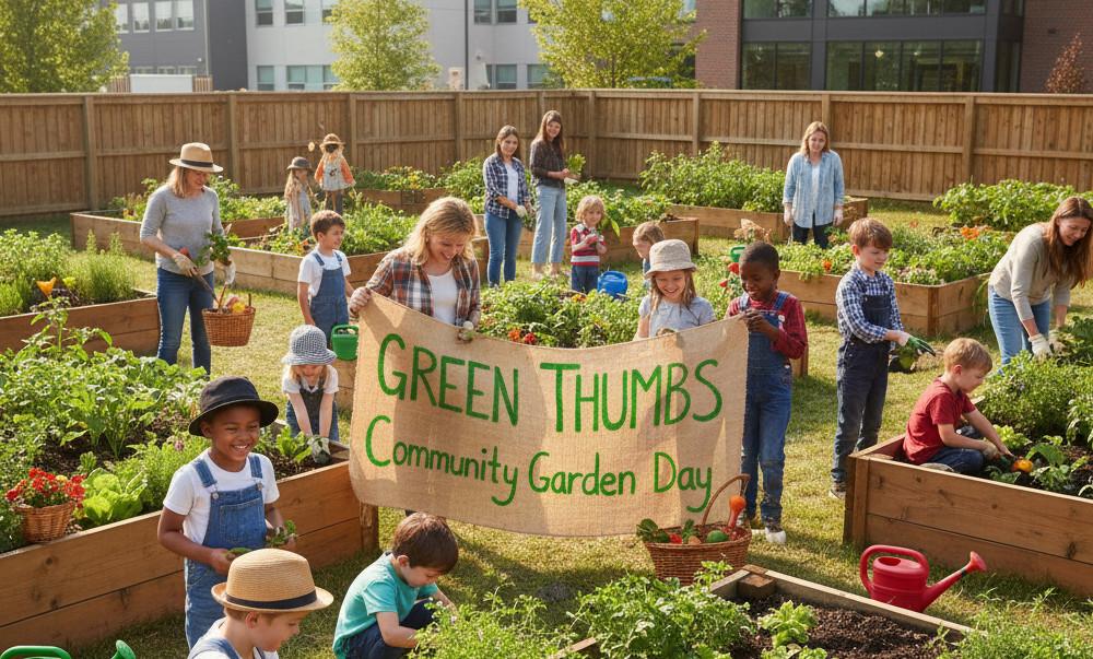 "Green Thumbs" Community Garden Day
